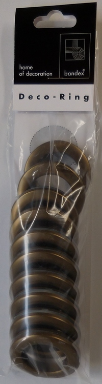 Gardinen Deco Ringe 35.5 mm-55 mm, Alt Brass